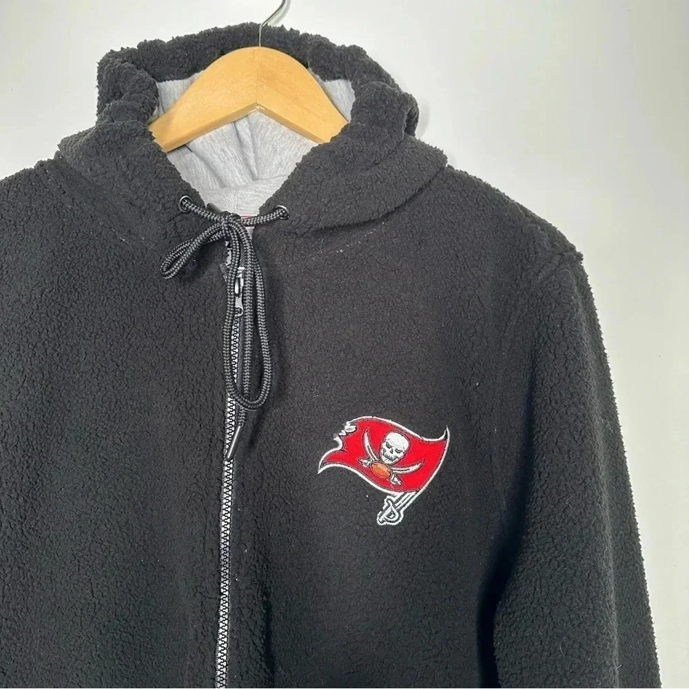 Ultra Game NFL Tampa Bay Buccaneers Zip Up Sherpa Jacket Size XL